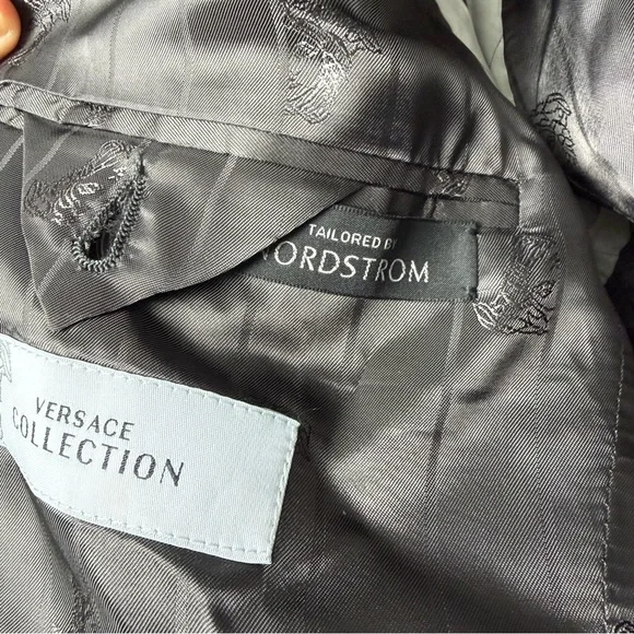 Versace Collection Linen Wool Blazer Sz 54 US 44 Gianni Versace NWT Old Money - Picture 9 of 16